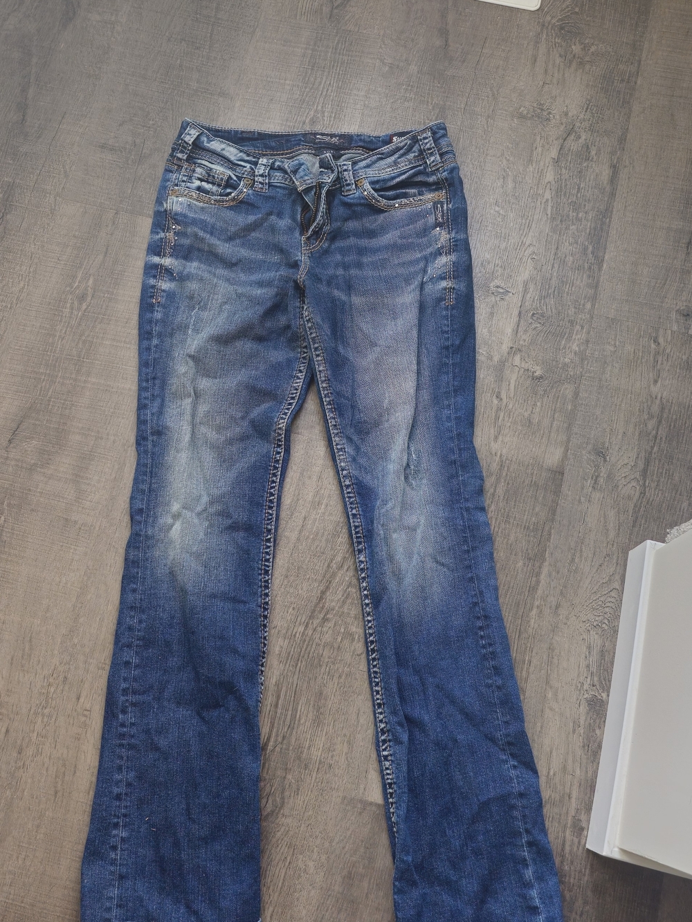 Silver Jeans Women's Dark Blue Flare Jeans